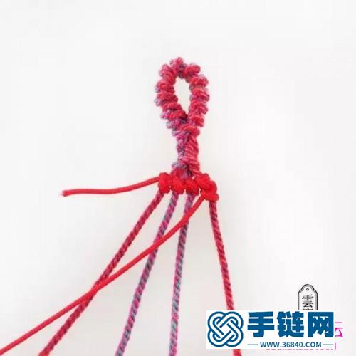 绳编缤纷手的绳制作步骤图
