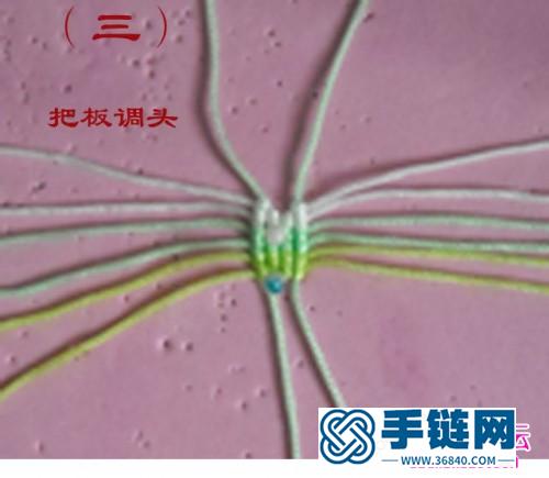 绳编牡丹花的制作教程