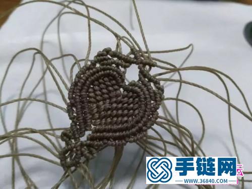 编绳心之所系吊坠的详细制作图解