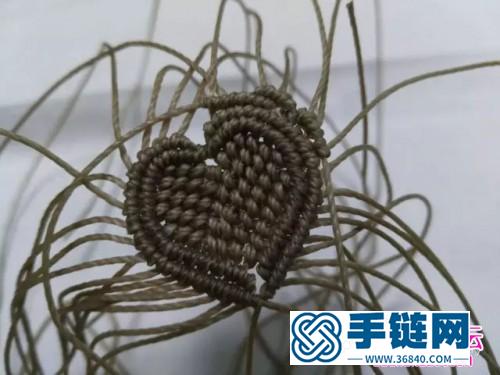 编绳心之所系吊坠的详细制作图解