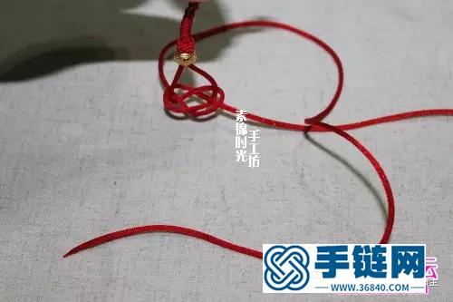 中国结编织制作鸿佑转运珠手绳教程