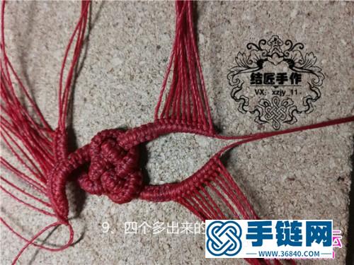 本命年红绳手镯的编织制作