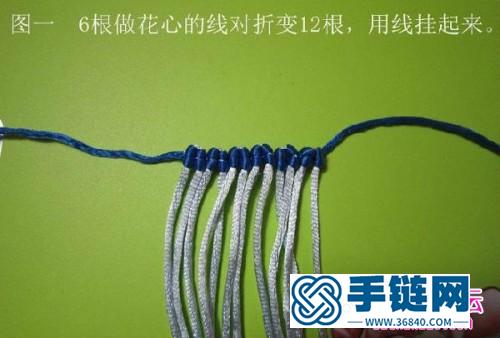中国结青花瓷柱的编法步骤图