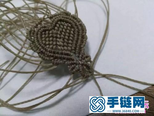 编绳心之所系吊坠的详细制作图解