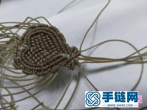 编绳心之所系吊坠的详细制作图解