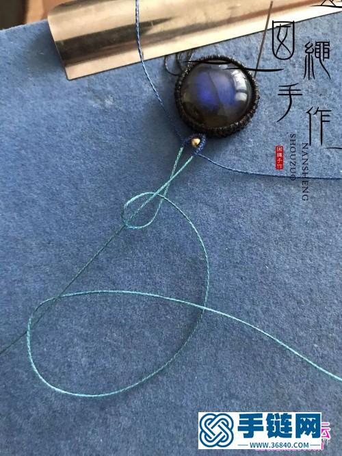 南美扁蜡串珠项链吊坠的详细制作教程