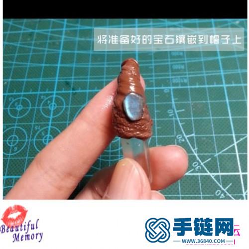 泥塑水晶吊坠制作教程