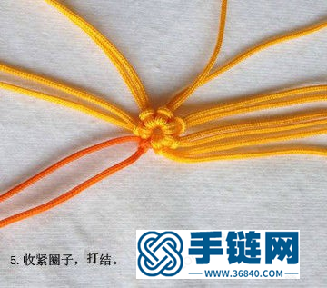 中国结绳结挂件的编织步骤图片