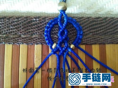 绳编耳坠方法图解