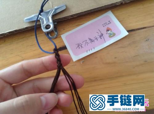 简单中国结绕线圈手绳的编法教程