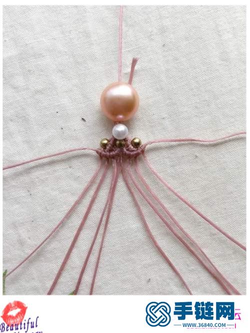 珍珠手编绳的详细制作