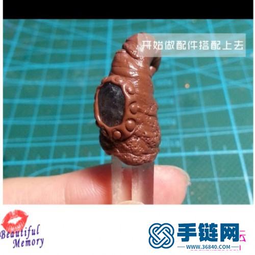 泥塑水晶吊坠制作教程