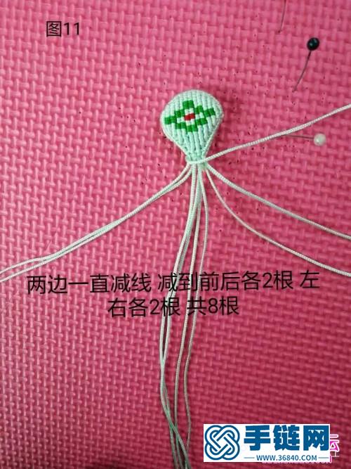 用绳编小花瓶编法步骤图