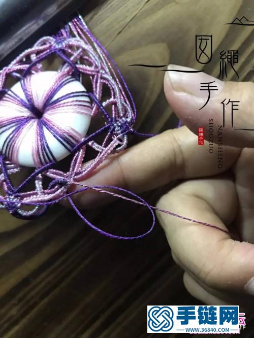 蜡彩金平安扣吊坠的制作方法