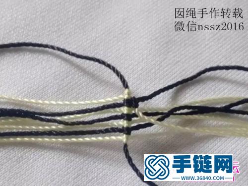 中国结编织制作的男款手绳教程