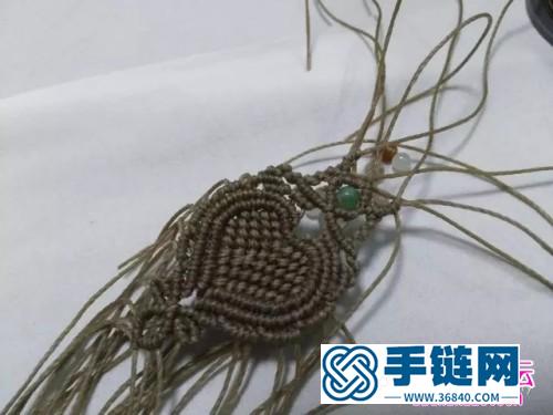 编绳心之所系吊坠的详细制作图解