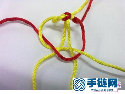 中国结心形双心结的制作图解