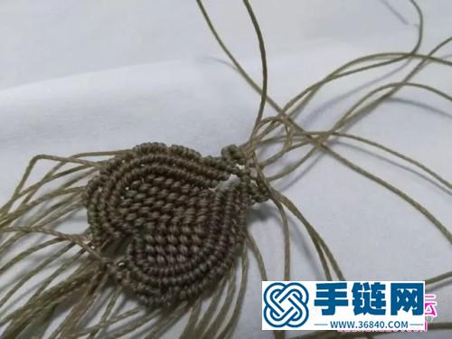 编绳心之所系吊坠的详细制作图解