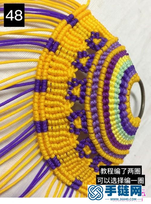 绳编凤冠花嫁之金陵雀挂饰的详细制作图解