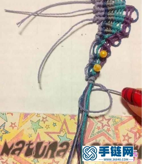 中国结编织小海马的方法图解