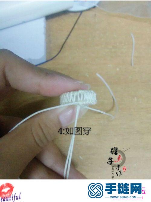 玉线包粉晶项链的详细制作教程