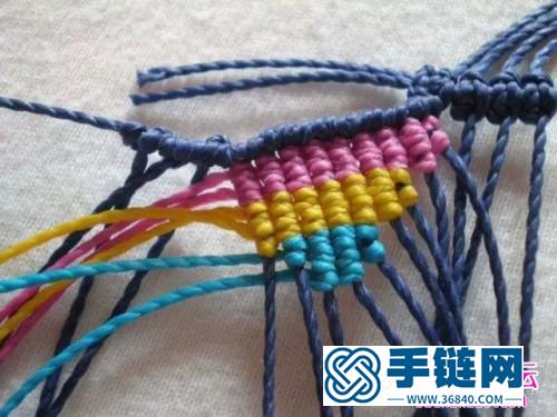 中国结编织蝴蝶的方法图解