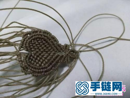 编绳心之所系吊坠的详细制作图解