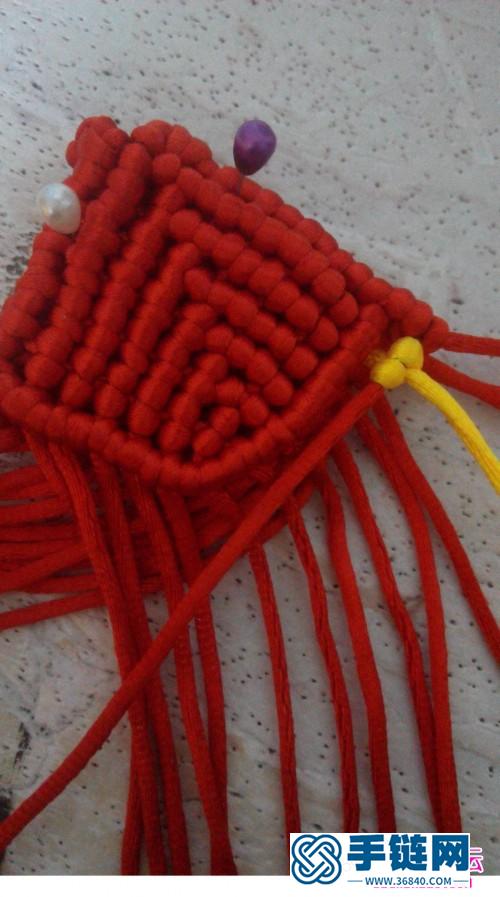 中国结鲤鱼摆件挂件的制作方法