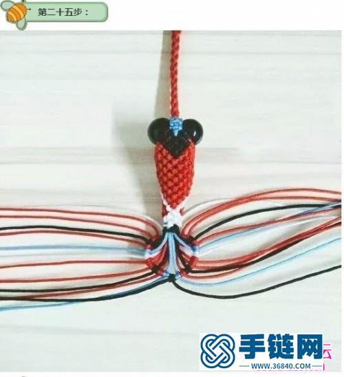 绳编金鱼流苏挂饰的详细制作图解