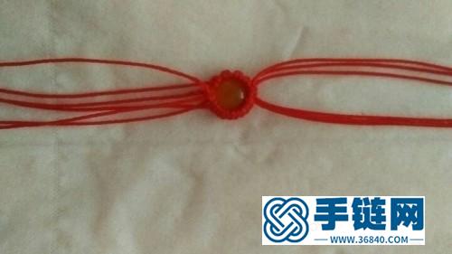 中国结制作小小包石戒指教程