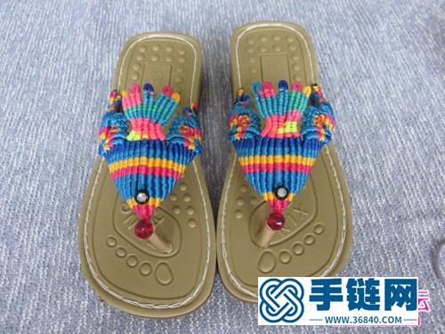 一步步教你热带天使魚拖鞋的详细编制教程