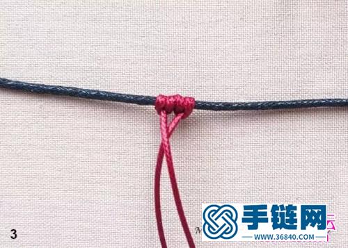 蜡绳、木珠编织制作的扇形挂饰