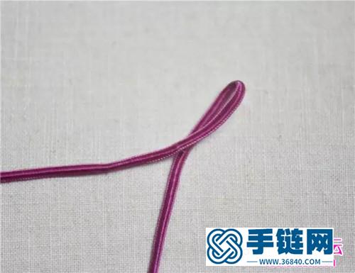 绳编唯美中国风编织耳环的方法