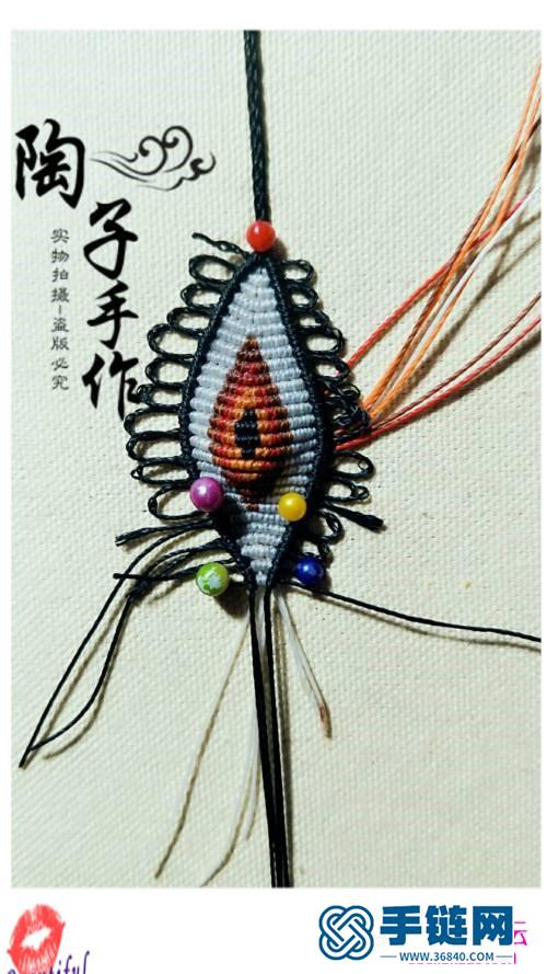 中国结编织制作的灵动大眼睛的方法