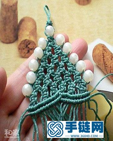 编织幸福珍珠圣诞树图解