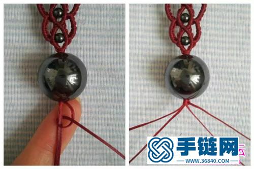 多珠组合圆珠颈链的制作方法图片