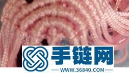 中国结用斜卷结编织的情侣小兔的方法图
