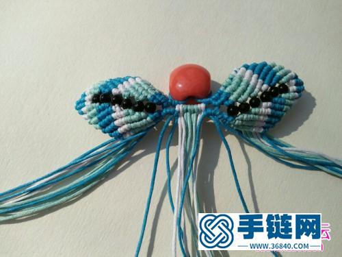 中国结蓝蝶的编织方法