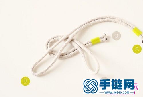 风水手结手链的编法教程