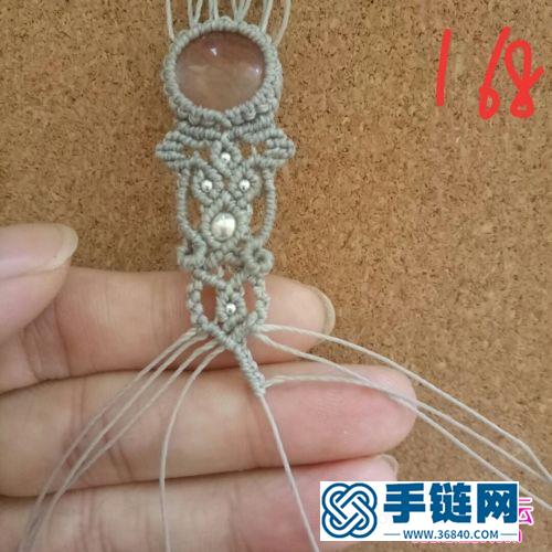 蜡线包西瓜晶手绳的制作方法