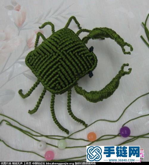 中国结编螃蟹的方法图解