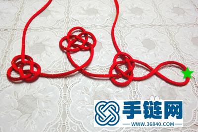 编结中国结红双“囍”字图解
