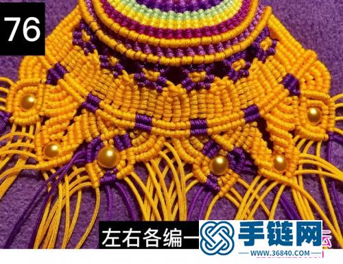 绳编凤冠花嫁之金陵雀挂饰的详细制作图解