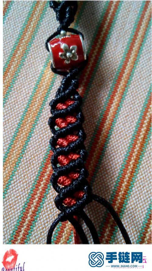 蜡线简单大方手绳的编织教程