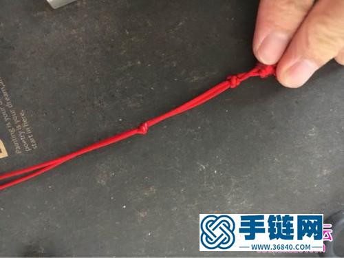 中国结编织三股手绳的方法图解