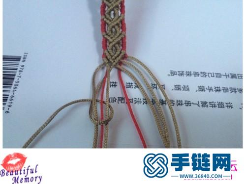 玉线水晶珠手绳的详细制作教程