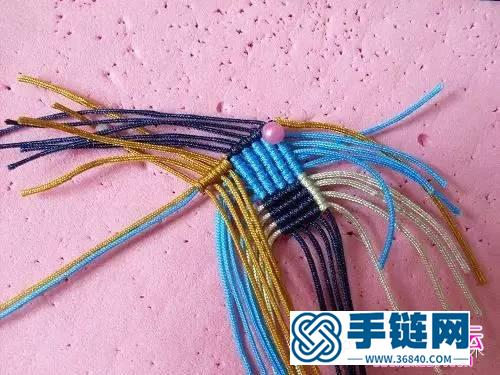 中国结编织民族风耳环的方法图解