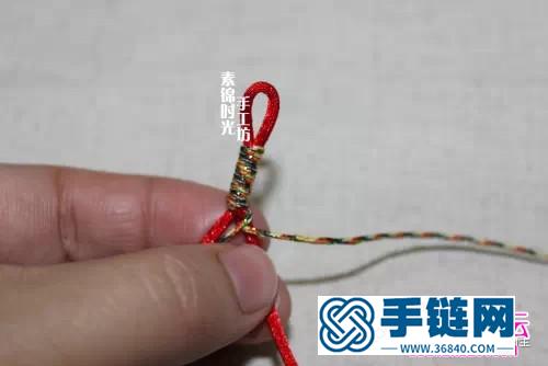 中国结编织制作鸿佑转运珠手绳教程