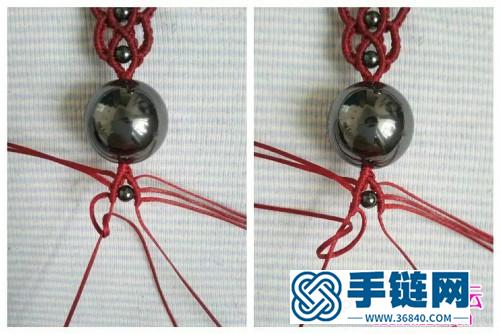 多珠组合圆珠颈链的制作方法图片