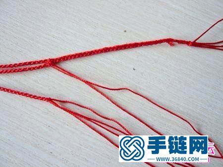 中国结编织三生绳手链教程